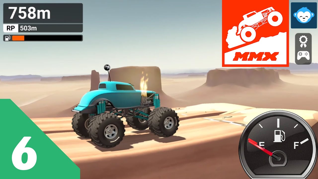 Sin combustible en la META! | MMX Hill Climb #6 | Desierto Etapa 2