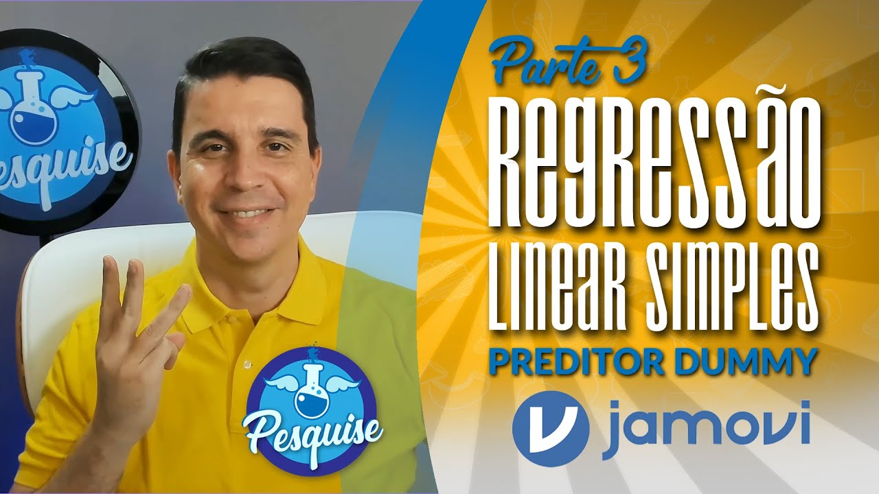 Regressão Linear MUITO FÁCIL- Parte 3: Preditor Dummy (JAMOVI)