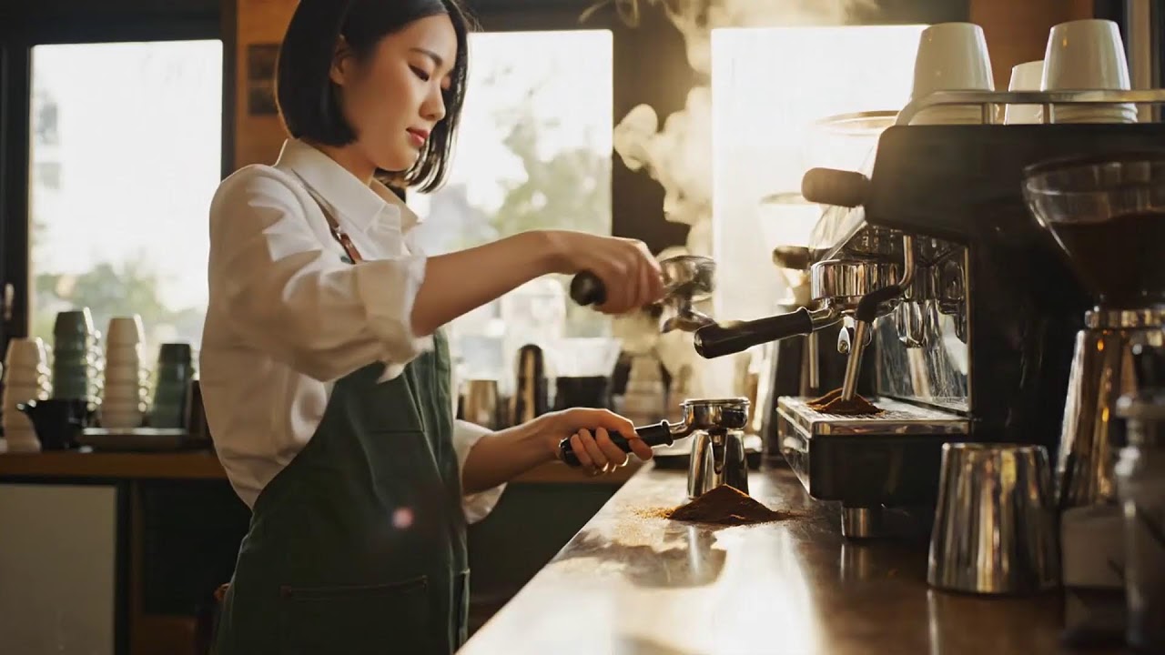 Relaxing Winter Morning Jazz ☕ Cozy Coffee Shop Atmosphere for Work & Focus