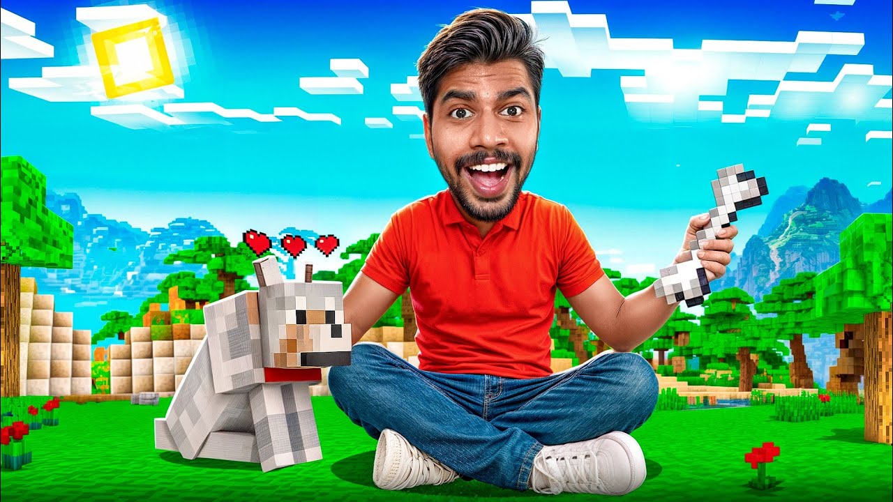I Found My New Best Friend in Minecraft 🐶!! (Part 11)
