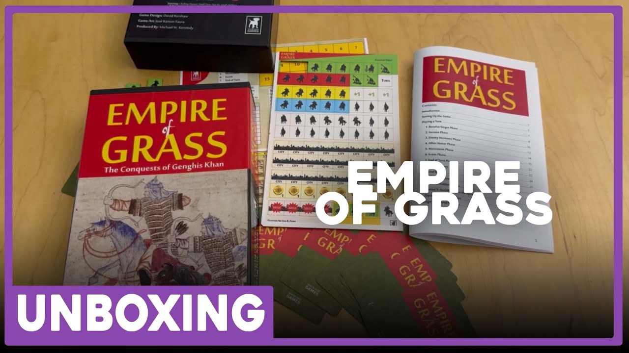 Распаковка | Empire of Grass | White Dog Games | Помощь игрокам
