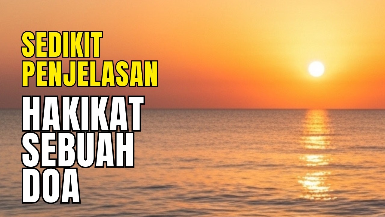 Rajin ibadah tapi doa belum terkabul... Tenang laah,... Ada janji Allah untukmu