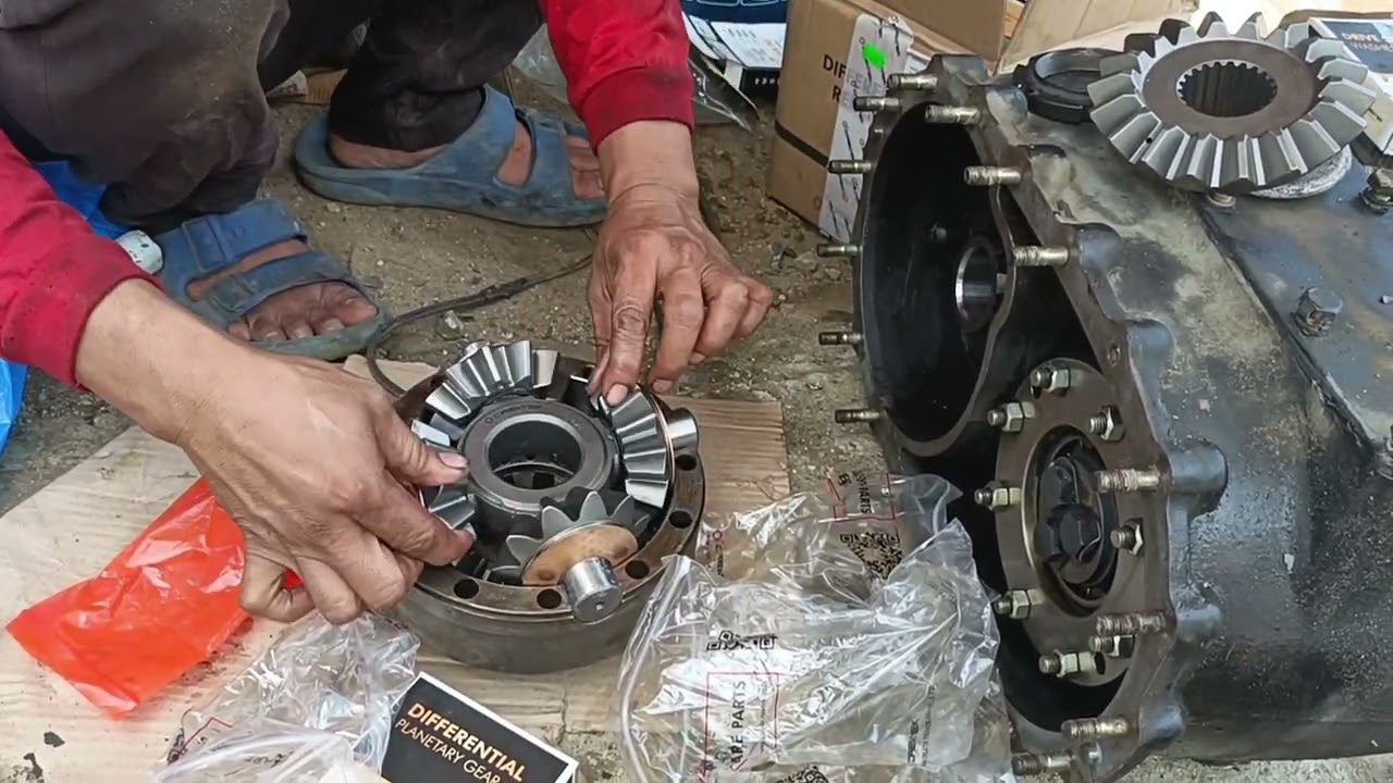 How to repair howo differential? ito ang madalas masira.