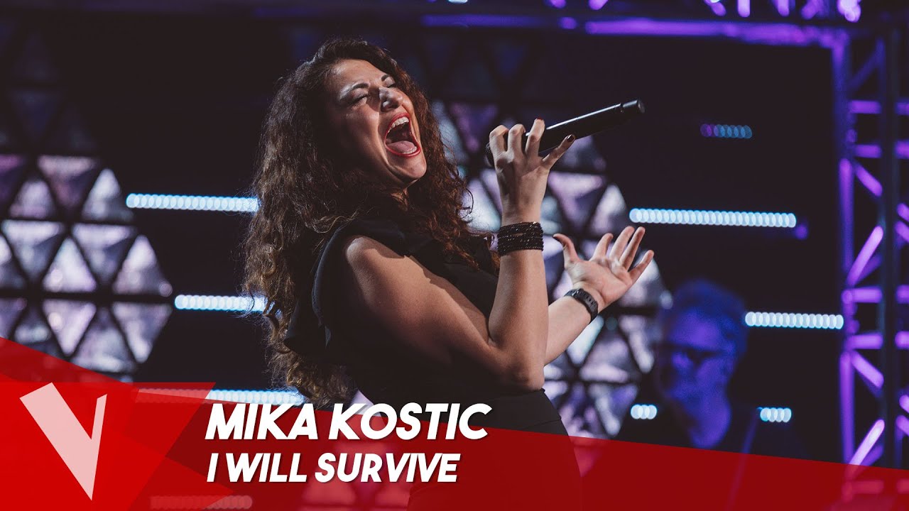 Gloria Gaynor - 'I Will Survive' ● Mika Kostic | Blinds | The Voice Belgique Saison 9