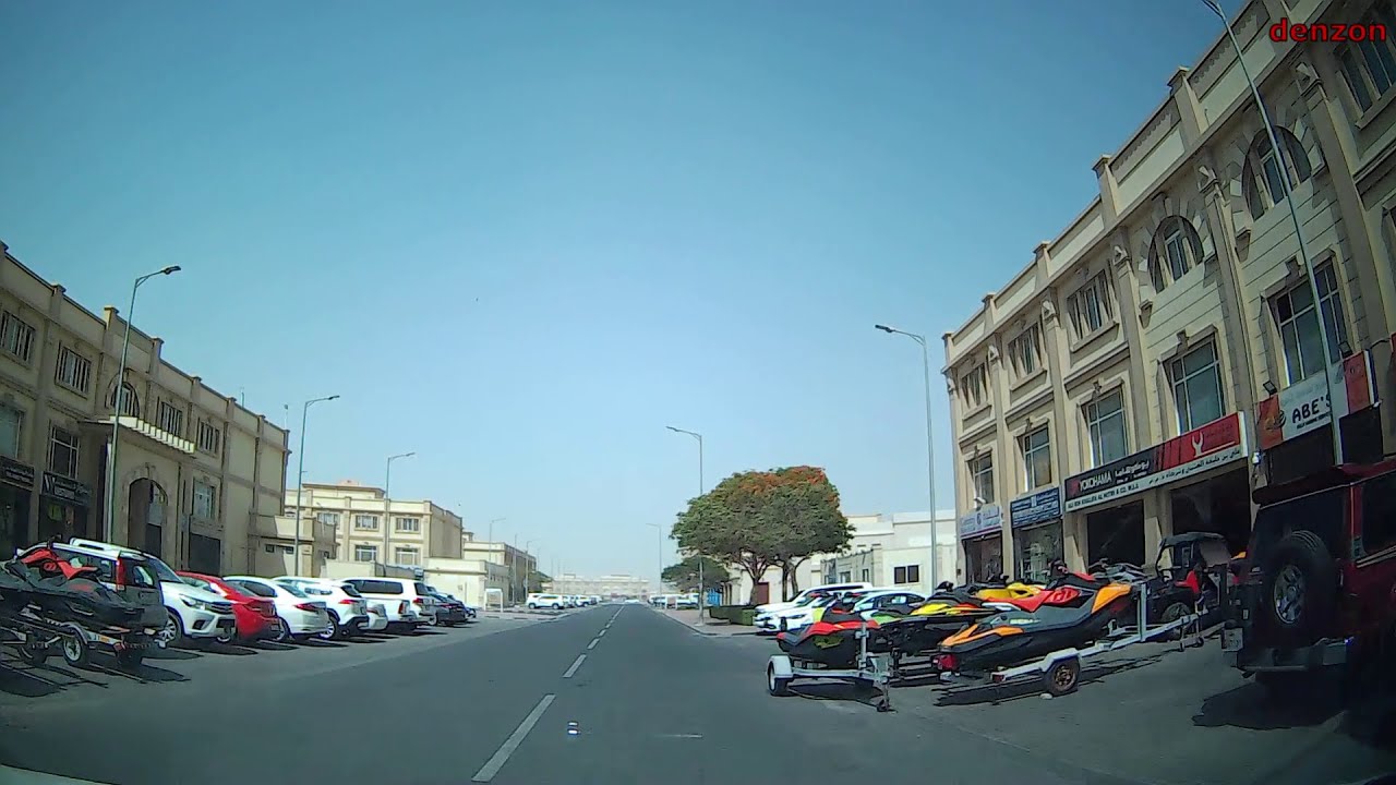 Doha, Qatar: Barwa Village Neighborhood, Ras Bu Fontas Metro station | Driving Tour