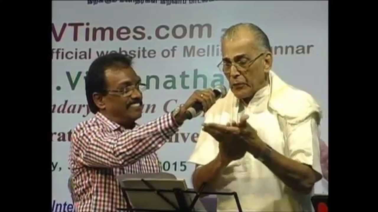 MADURA GAANA MAAMANI GS MANI ON MELLISAI MANNAR IN  MSVTIMES 8 thANNIVERSARY