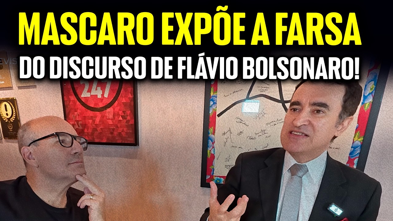 ALYSSON MASCARO: O DISCURSO DE FLÁVIO BOLSONARO PARA ENFRENTAR LULA É VAZIO, FALSO MUITO DESASTROSO!