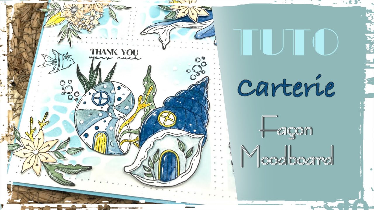 [TUTO] Faire une CARTE façon MOODBOARD avec les Aquarelles artisanales AQUAREL'LAB