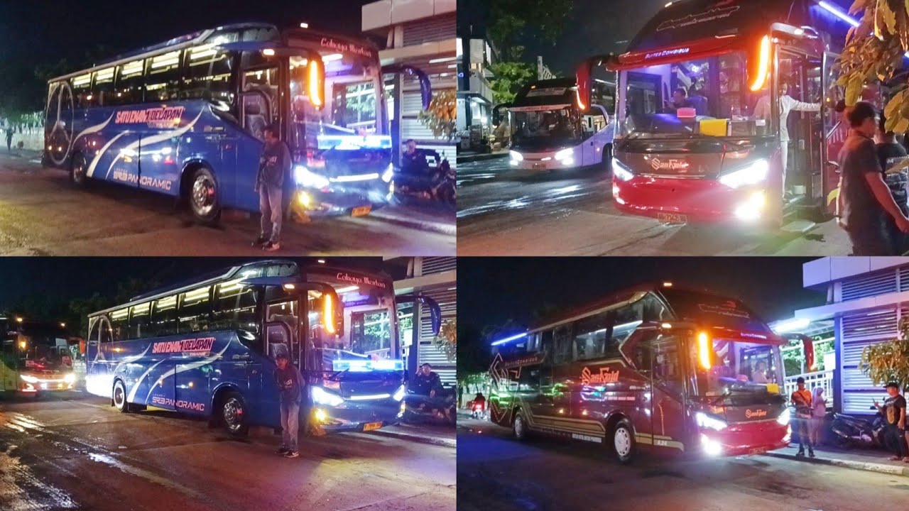 Bus Malam Tanjung Priok !! SANTGOLD Dan 168, Jogja Dan Wonosobo