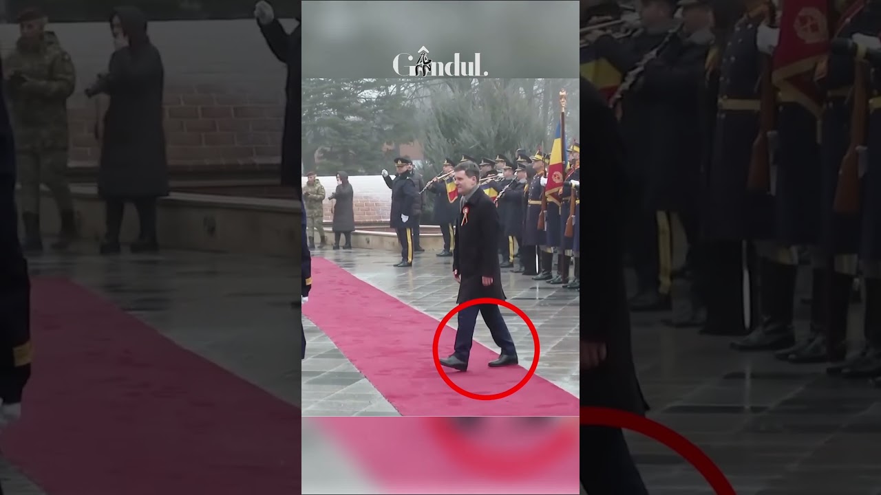 Nicușor Dan, o nouă gafă de Ziua Unirii. A mers PE L&Acirc;NGĂ covorul roșu la ceremonia oficială