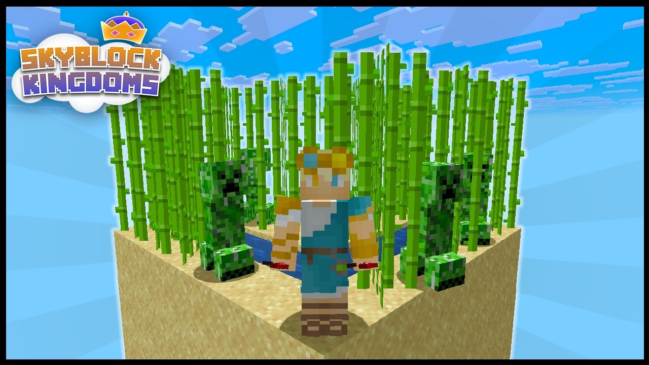 I Crafted the Ultimate Sugarcane Farm in Skyblock Kingdoms