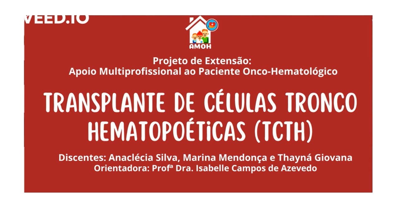 Transplante de c&eacute;lulas-tronco hematopoi&eacute;ticas (TCTH)