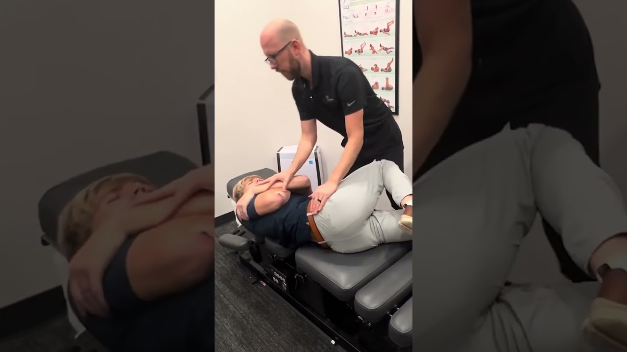 Crunchy Lower Back Adjustment with Dr. Tyler #LowerBackRelief #ChiropracticCare