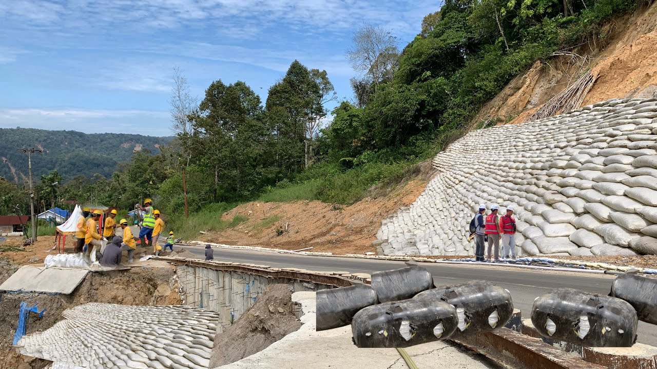 Batu Jomba Terbaru❗️Sempat Terhenti”Hari ini Kembali Kelanjutan Penanganan Jurang Amblas.