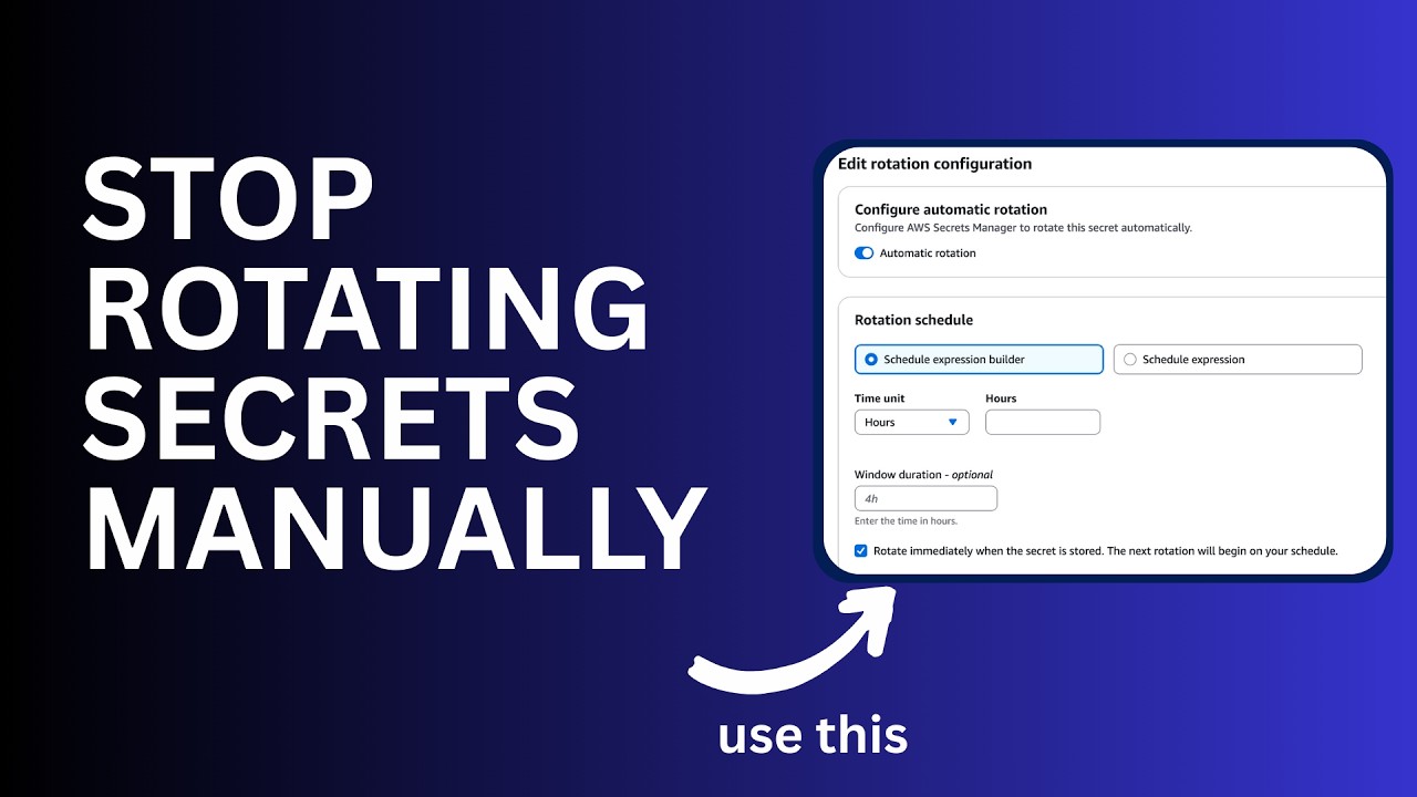 Do this to Automate AWS Secrets Manager Rotation