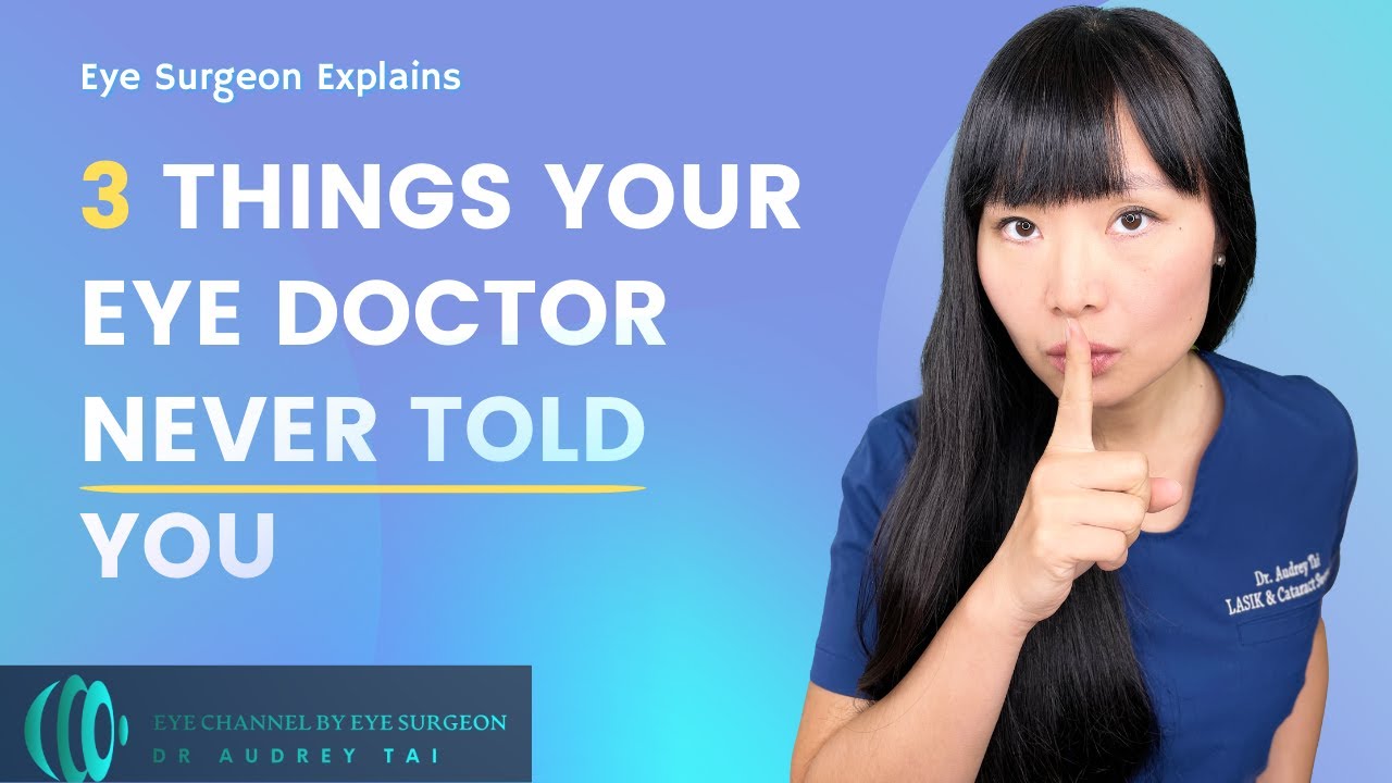 3 Things Your Eye Doctor NEVER Told You | Eye Surgeon Explains 🤫#draudreytai