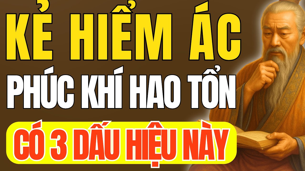 Cổ Nhân Dạy – 3 Dấu Hiệu Nhận Ra Kẻ Hiểm Ác, Phúc Khí Hao Tổn Mà Không Hay | Triết Lý Cuộc Sống