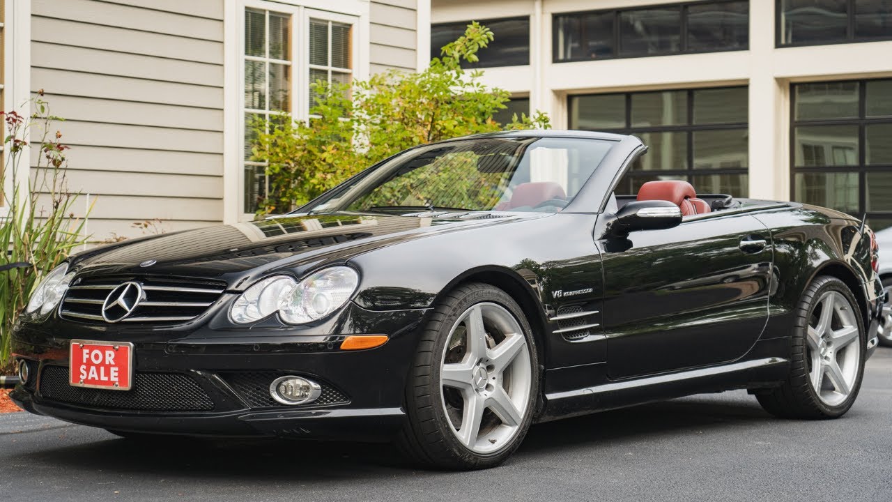 Mercedes-Benz SL55 AMG Roadster 2008 года