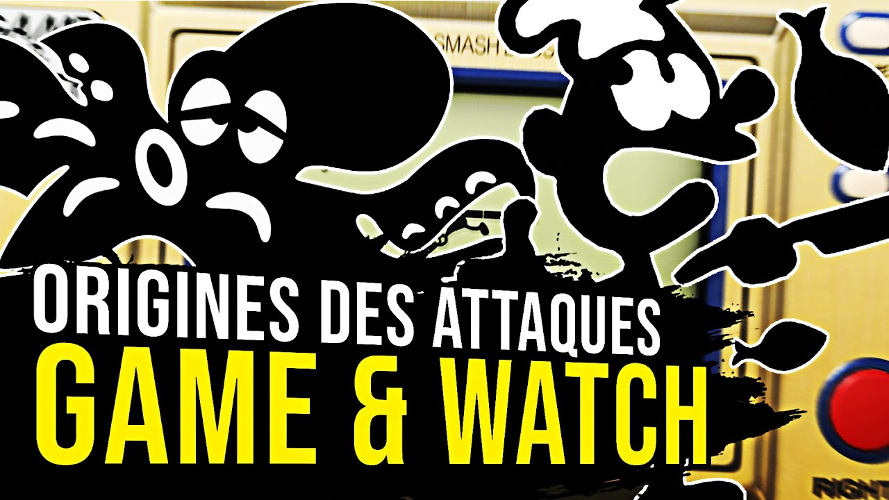 MR. GAME & WATCH : ORIGINES DES ATTAQUES SMASH BROS