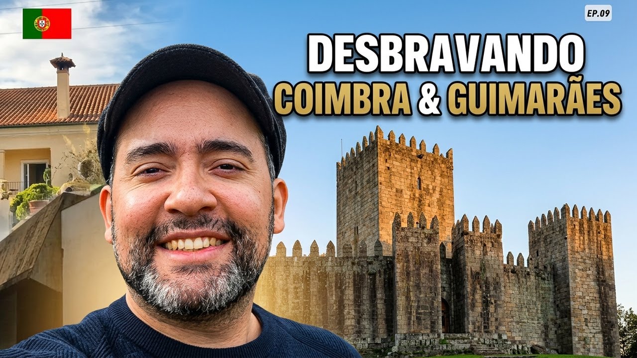 🇵🇹 ❤ 🇵🇹 Desbravando Coimbra e a Guimarães de D. Afonso Henriques em Portugal! 🇵🇹 💙