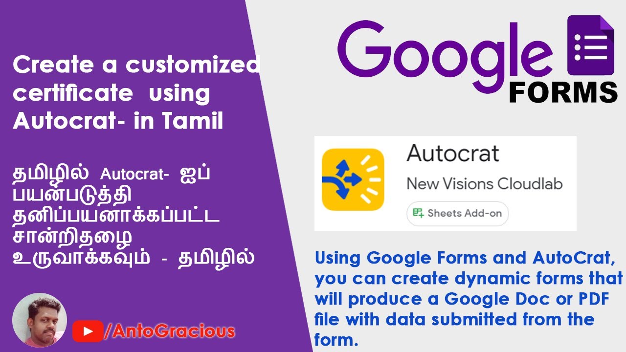 How to create a customized certificate with percentage of marks using Autocrat