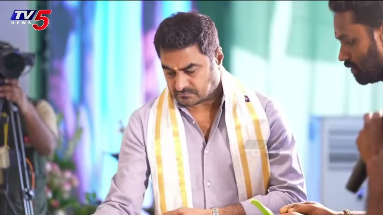 Producer Sudhakar Cherukuri Pooja at #NBK112 Pooja Ceremony | Korarala Balakrishna Movie Opening