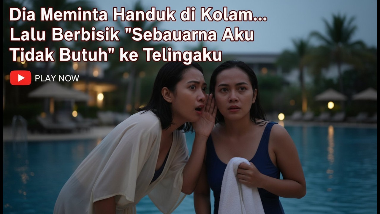 Dia Meminta Handuk di Kolam... Lalu Berbisik Sebenarnya Aku Tidak Butuh ke Telingaku