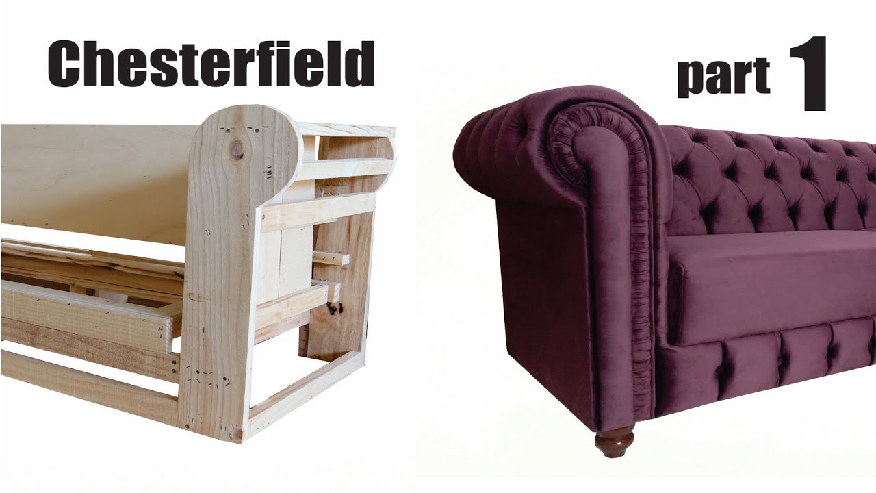 Fiz uma nova estrutura do Chesterfield/ DIY chesterfield sofa