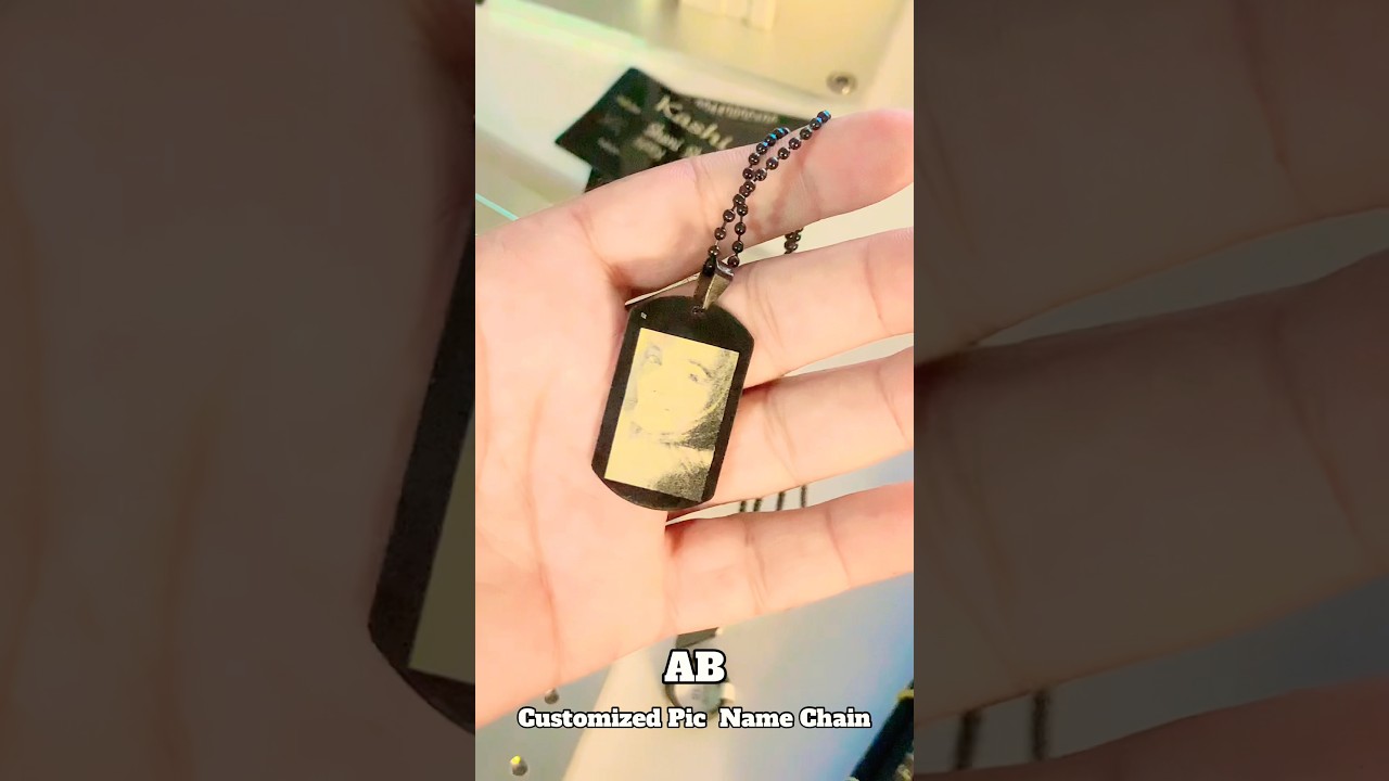 Customized Pic  Name Chain by apna e bazar #Ab #navalgiftshop #Customizedshop