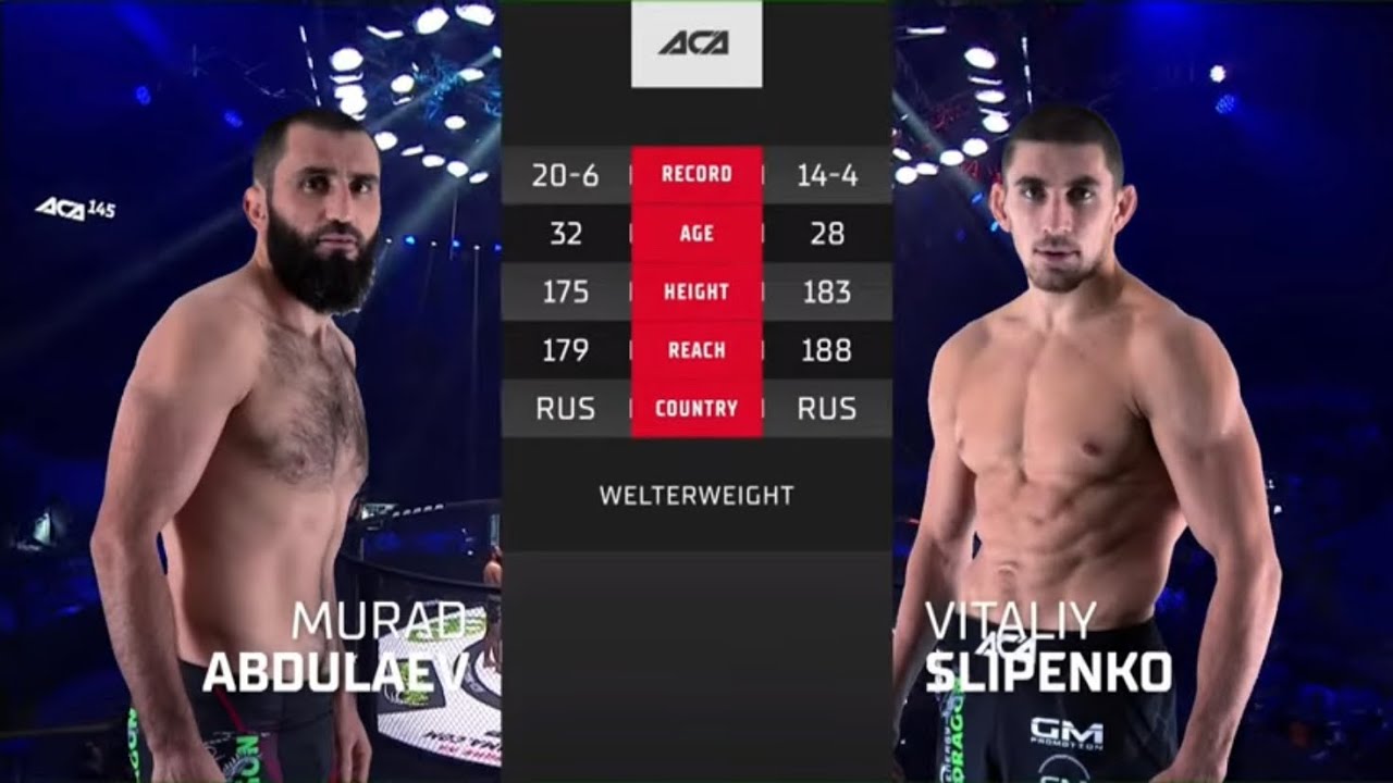 Мурад Абдулаев vs. Виталий Слипенко | Murad Abdulaev vs. Vitaliy Slipenko | ACA 145
