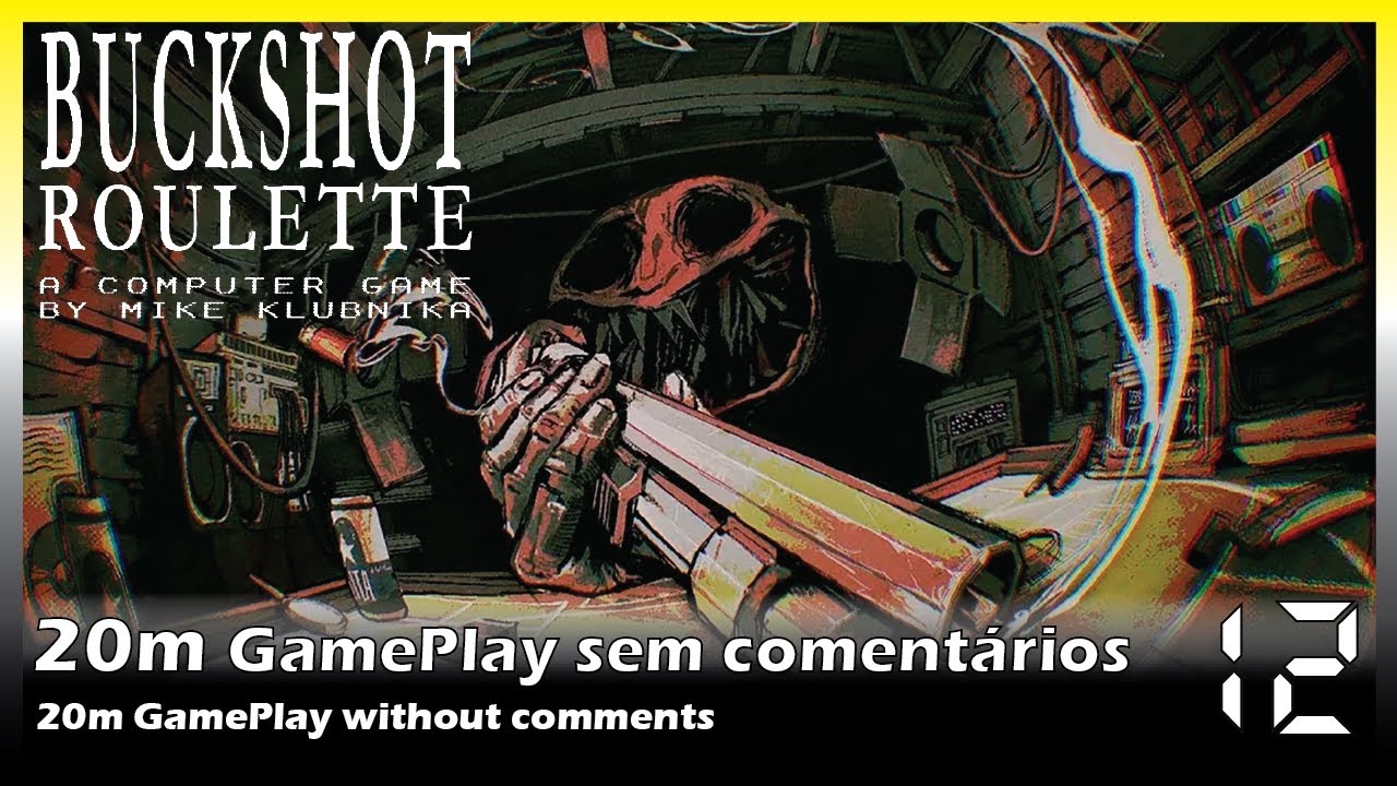Buckshot Roulette Parte 12 - 20m de Gameplay de Fundo Sem Comentários