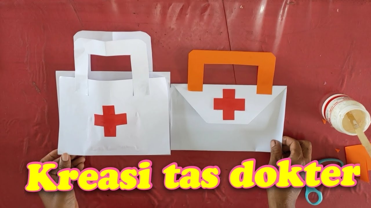 Cara membuat tas Dokter dari kertas
