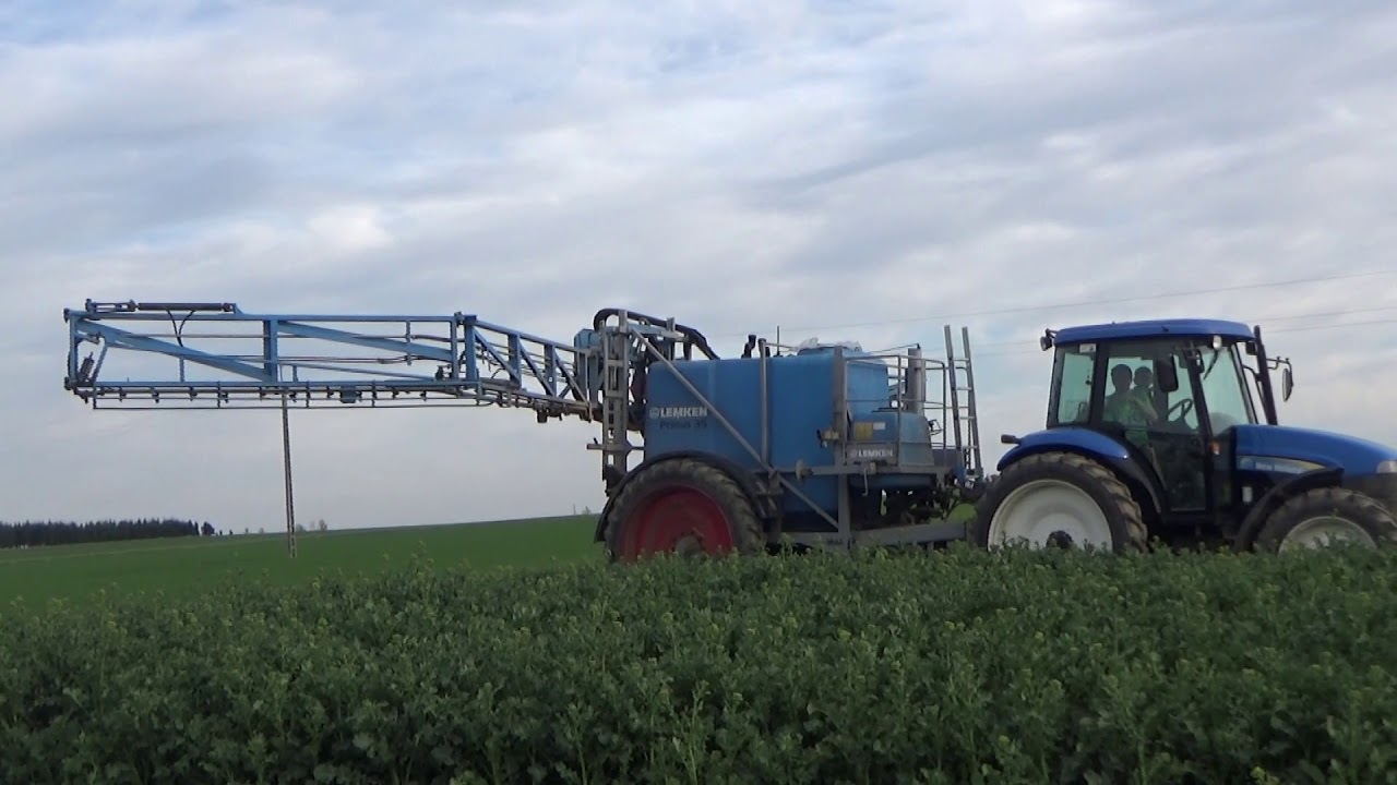 Wieczorne opryski 2019 & New Holland TD80D & Lemken Primus 35