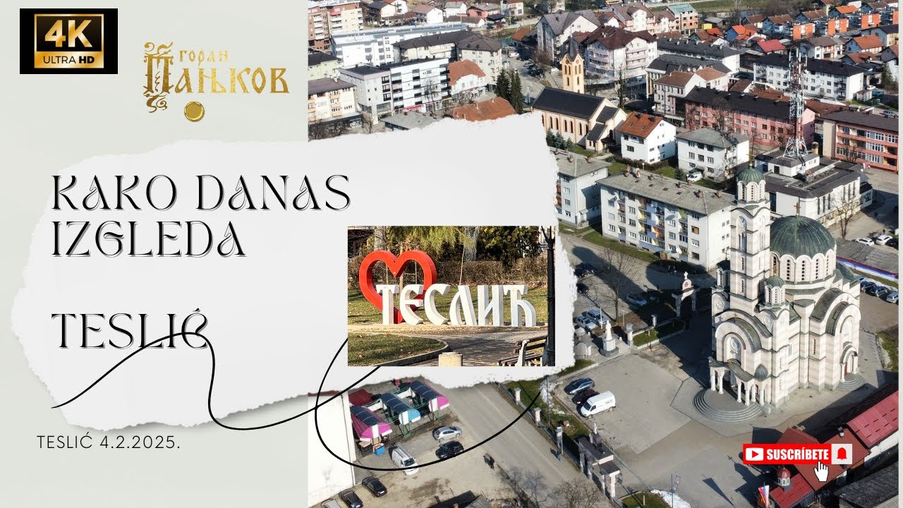 Kako danas izgleda TESLIĆ 4.2.2025. #teslić #grad #city