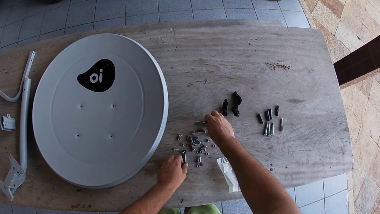 Tutorial de montagem da Antena Oi HDtv