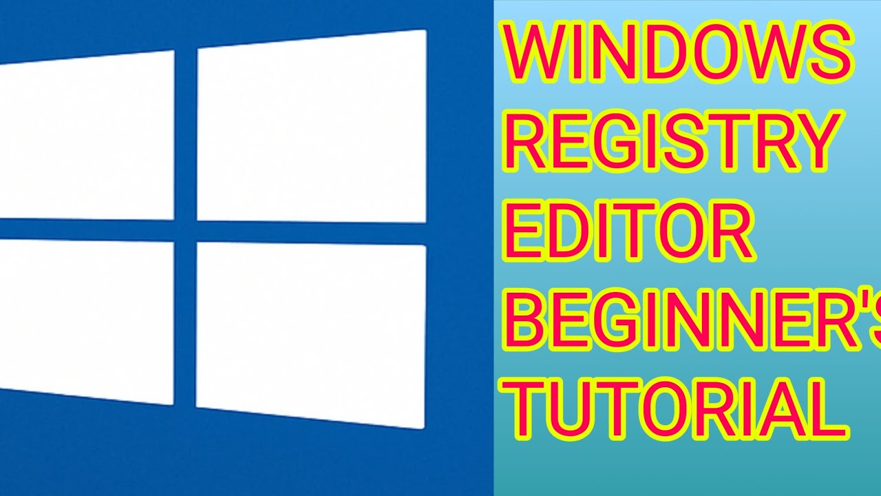 WINDOWS REGISTRY EDITOR BEGINNER'S TUTORIAL IN TELUGU ‼️