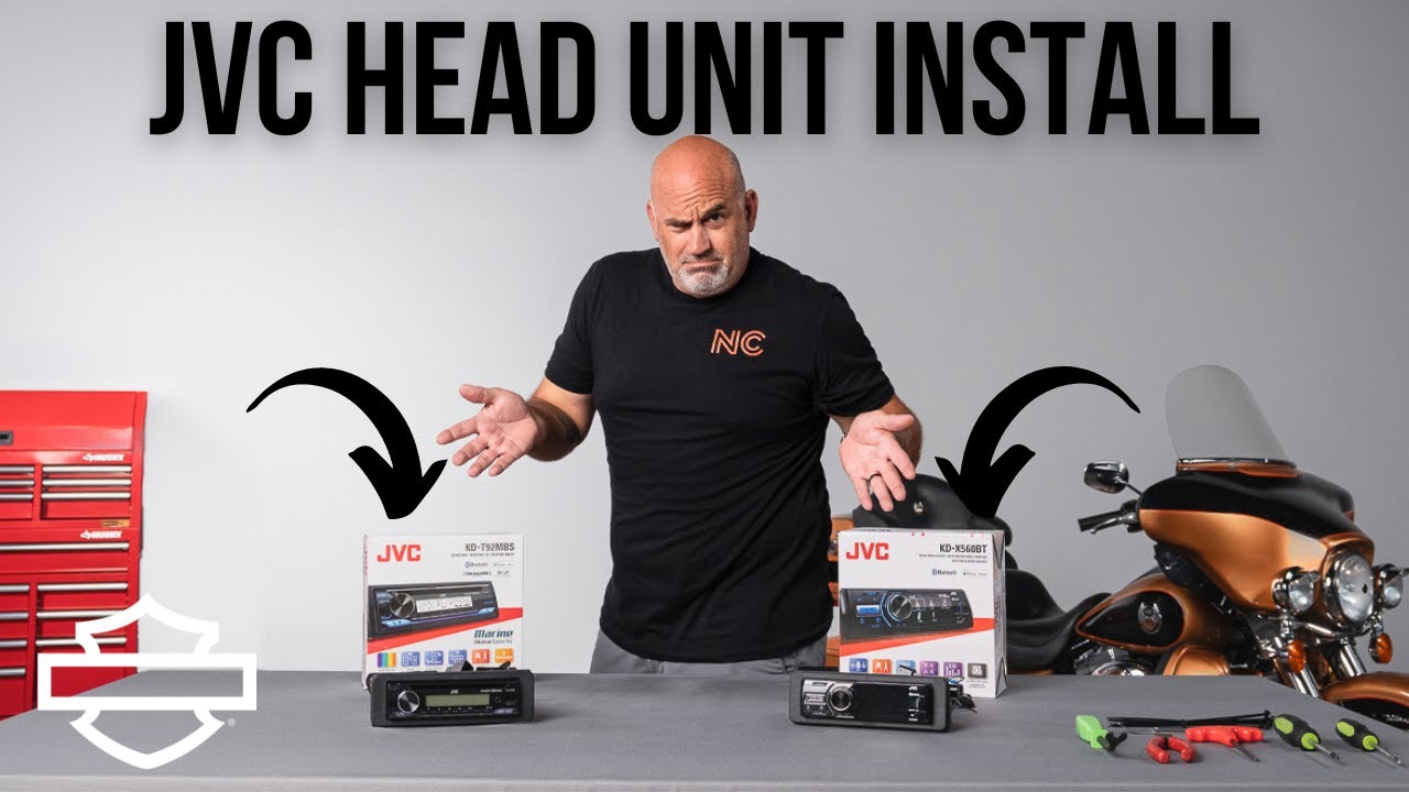 JVC KD-T92MBS Head Unit Install | 1999 - 2013 Harley-Davidson Touring