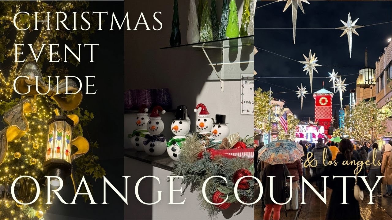 【保存版】オレンジカウンティのクリスマス🎄✨マーケット・ライト・名所まとめ｜ロサンゼルス旅行にも◎