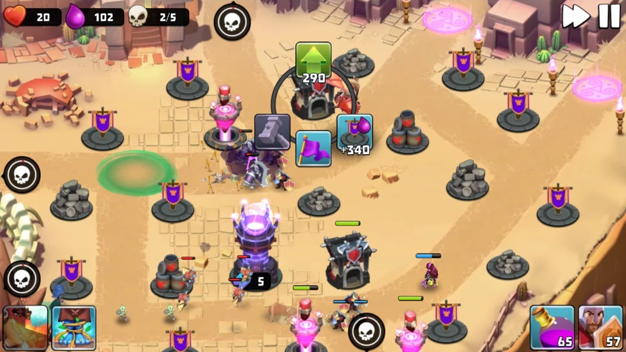 Castle Creeps TD - Chapter 35 Level 137 Silent Court - 3 Stars (Without Sentinel)