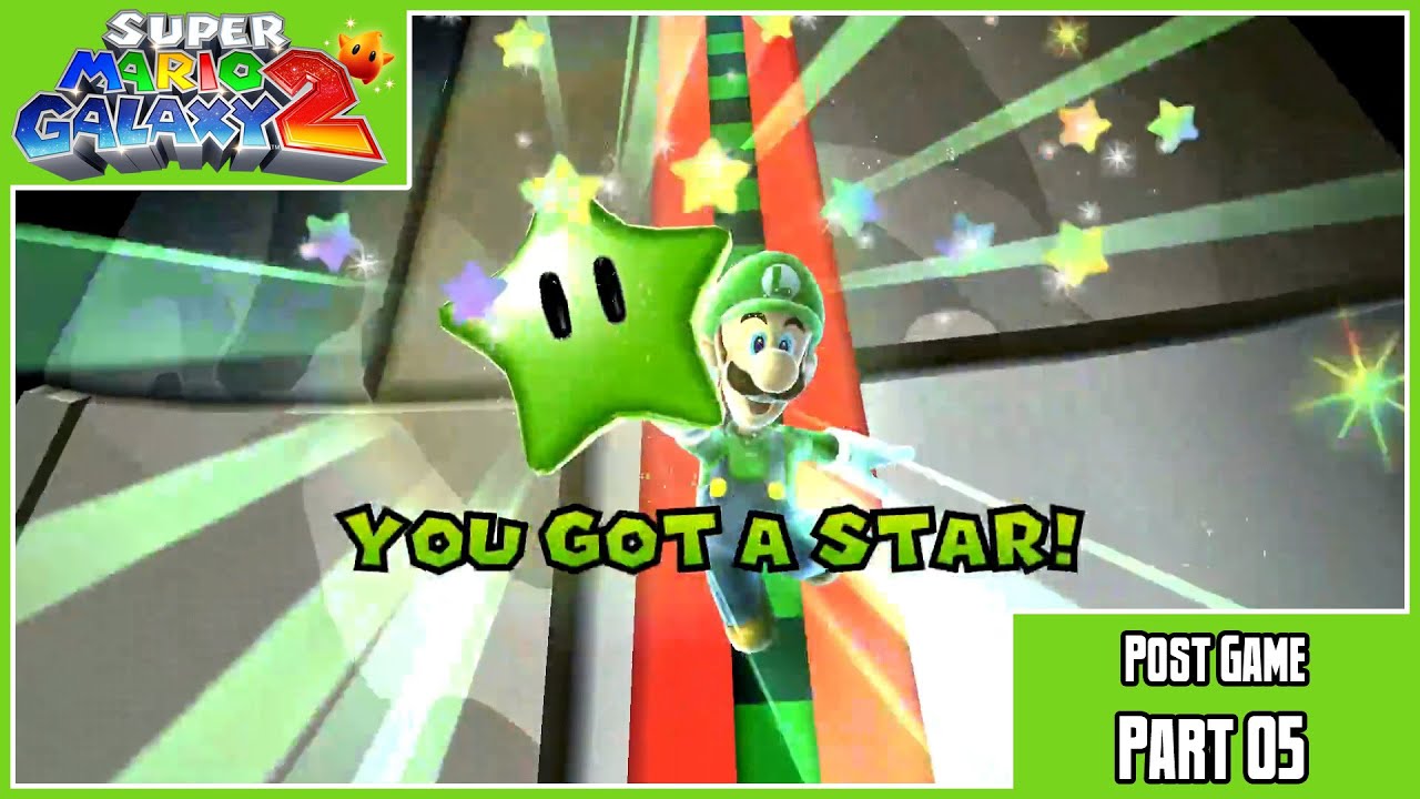 Super Mario Galaxy 2 | Post Game | Part 5: World 5's Green Hunt