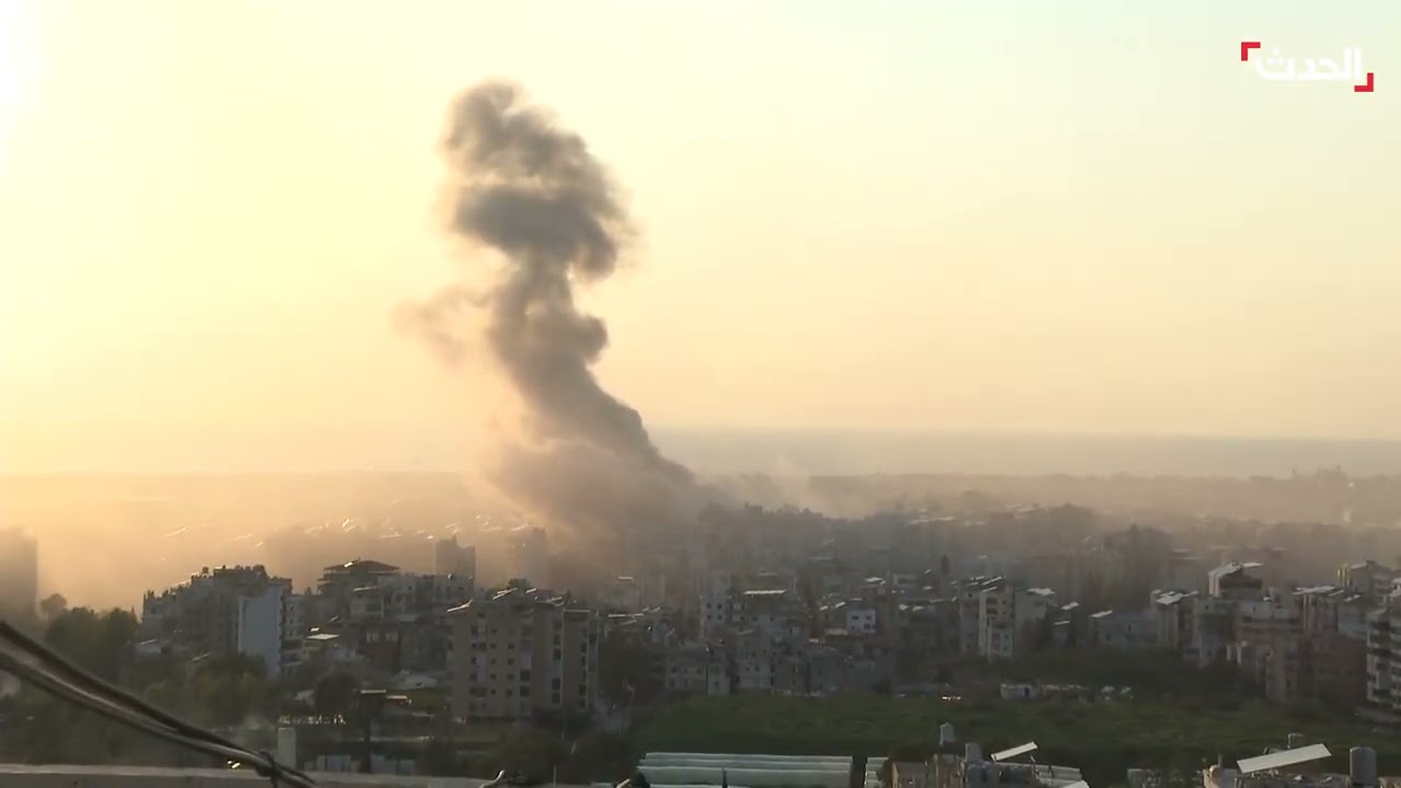 مشاهد مباشرة لغارة إسرائيلية جديدة على الضاحية الجنوبية