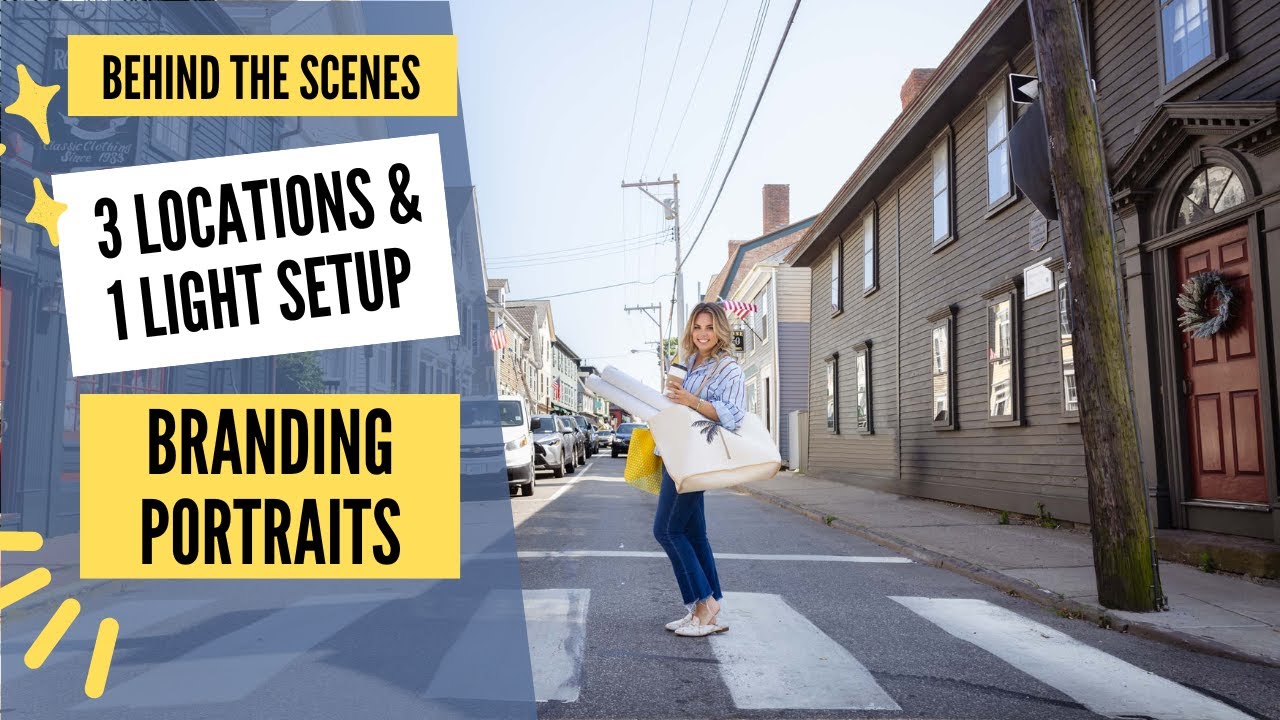 Watch How I Capture 3 Personal Branding Portraits with a 1 Light Setup