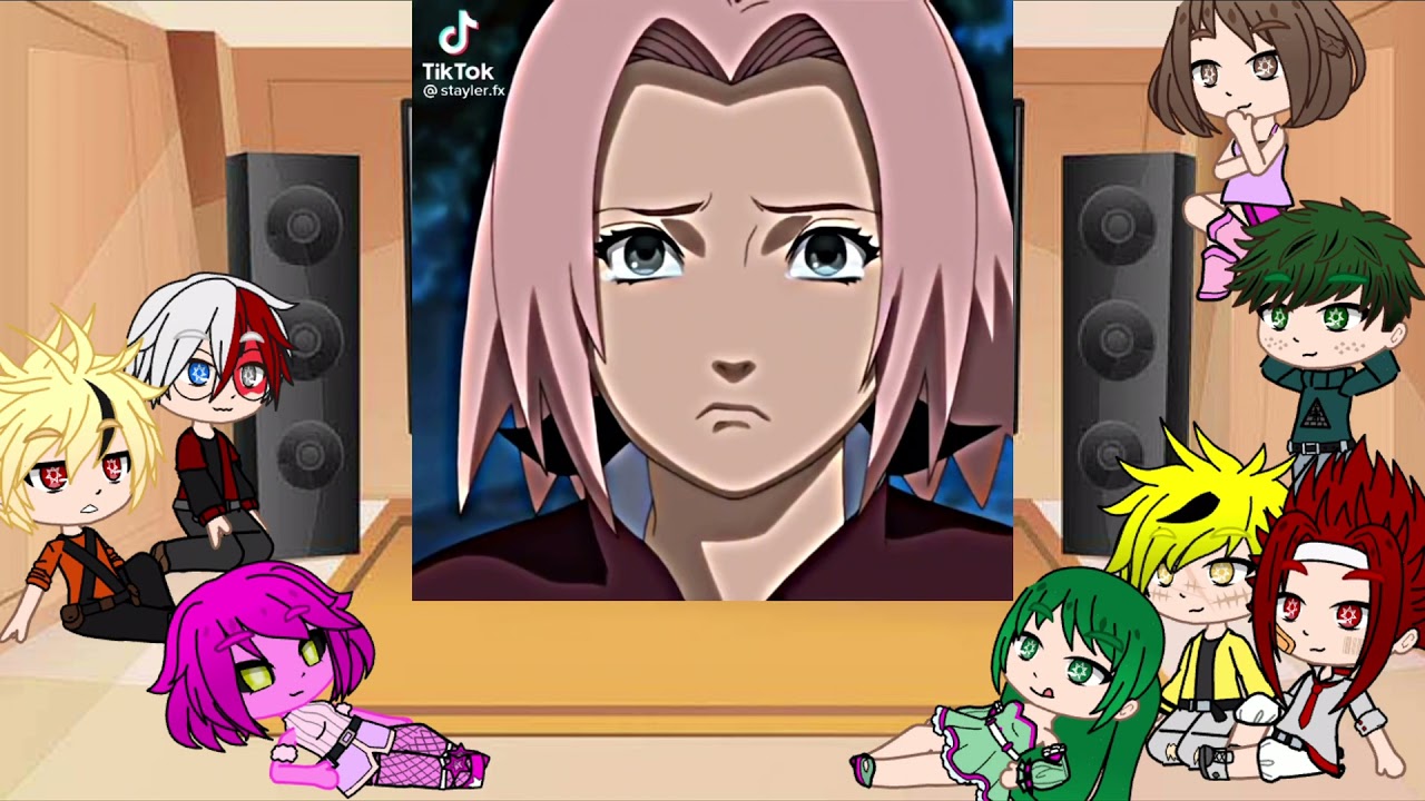Mha react to Sakura haruno🌸