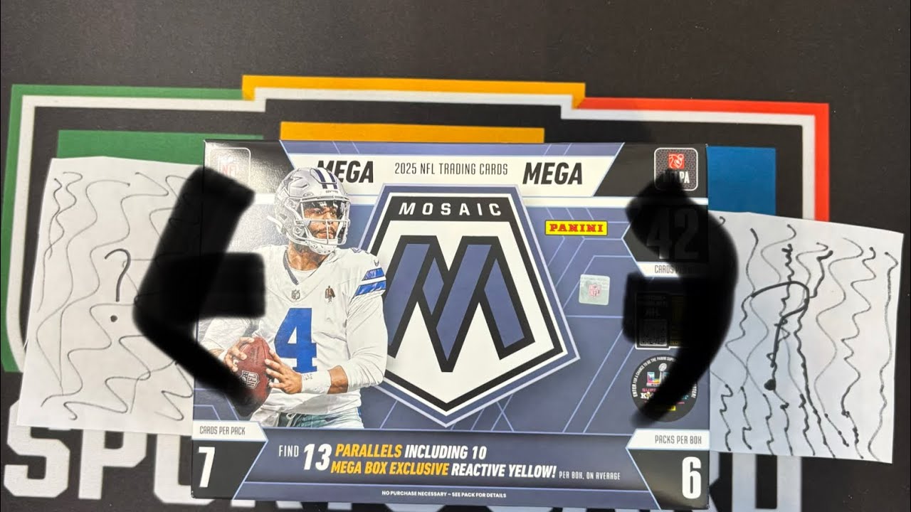 2025 NFL Mosaic Mega Box. *Good Rookies Found*