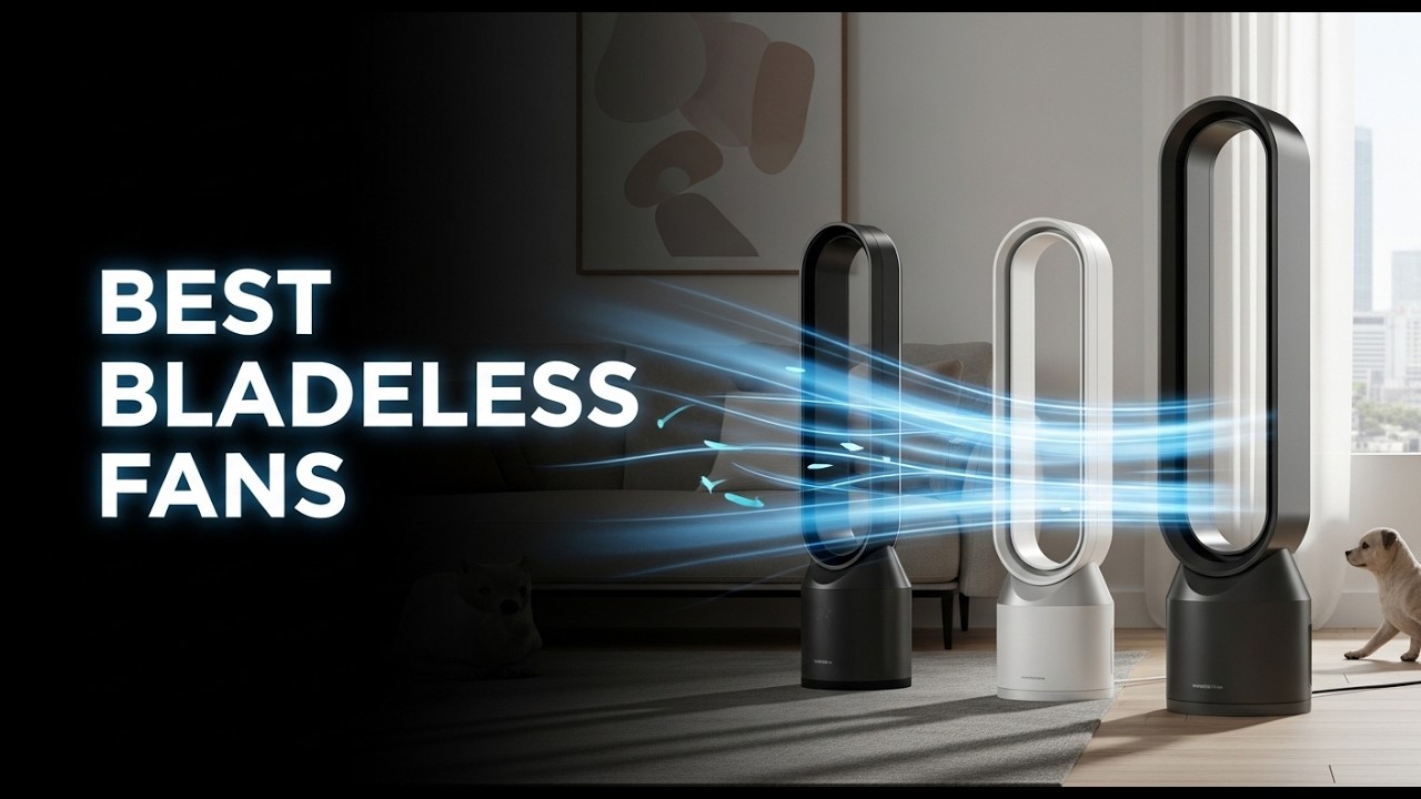 TOP 5 Best Bladeless Fans Best Bladeless Fans for Bedrooms, Living Rooms & Offices 🌙✨