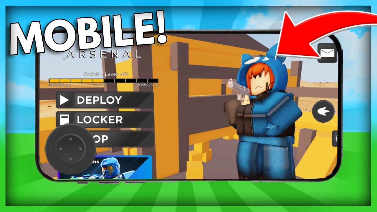 SO I 1v1'd A *MOBILE* PLAYER... (Roblox Arsenal)