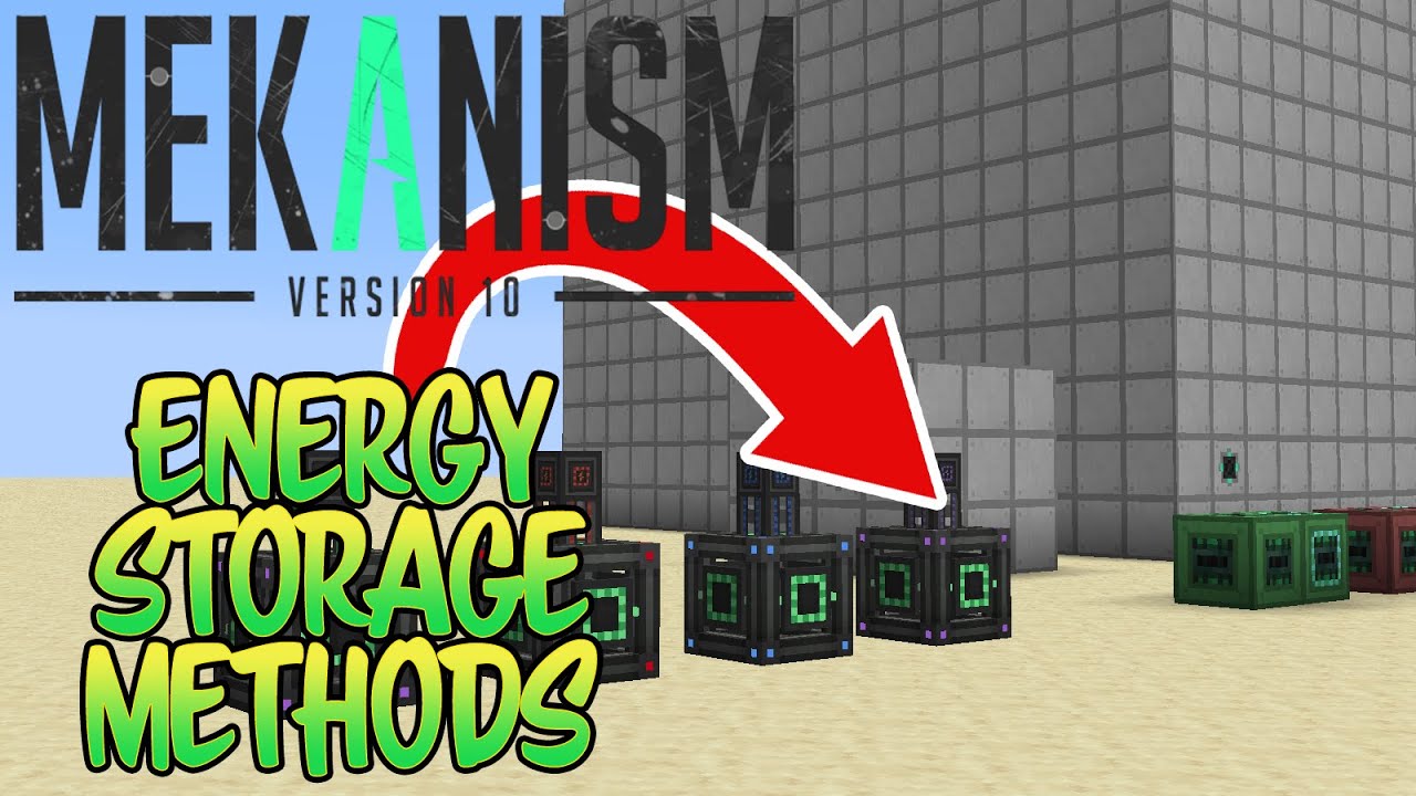 Mekanism Power Storage - Induction Cells, Providers, and Matrix - Minecraft Mekanism Mod Spotlight