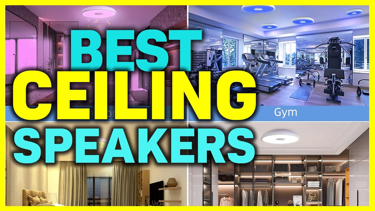 ✅ Top 5 Best Ceiling Speakers 2023 - Top 5 Bluetooth Ceiling Speakers Review