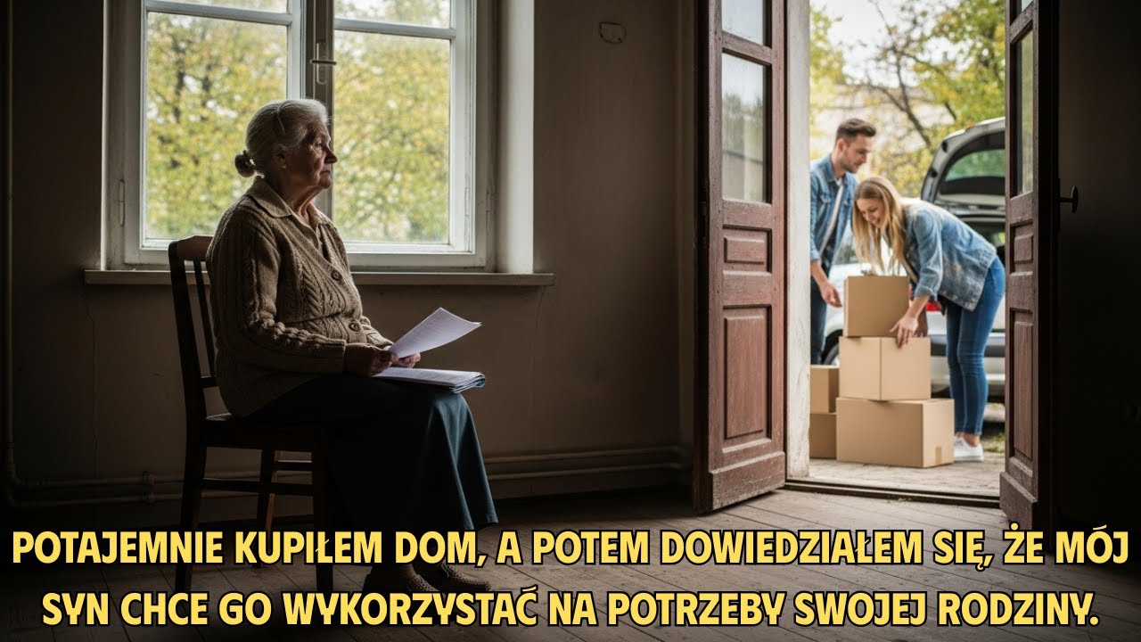 Potajemnie kupiłem dom, a potem dowiedziałem się, że mój syn chce go wykorzystać dla swojej rodziny.