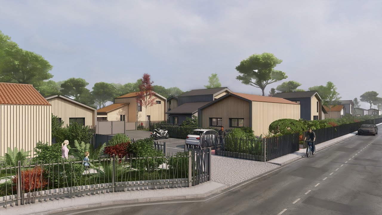Vid&eacute;o 3D immobilier - Lotissement 